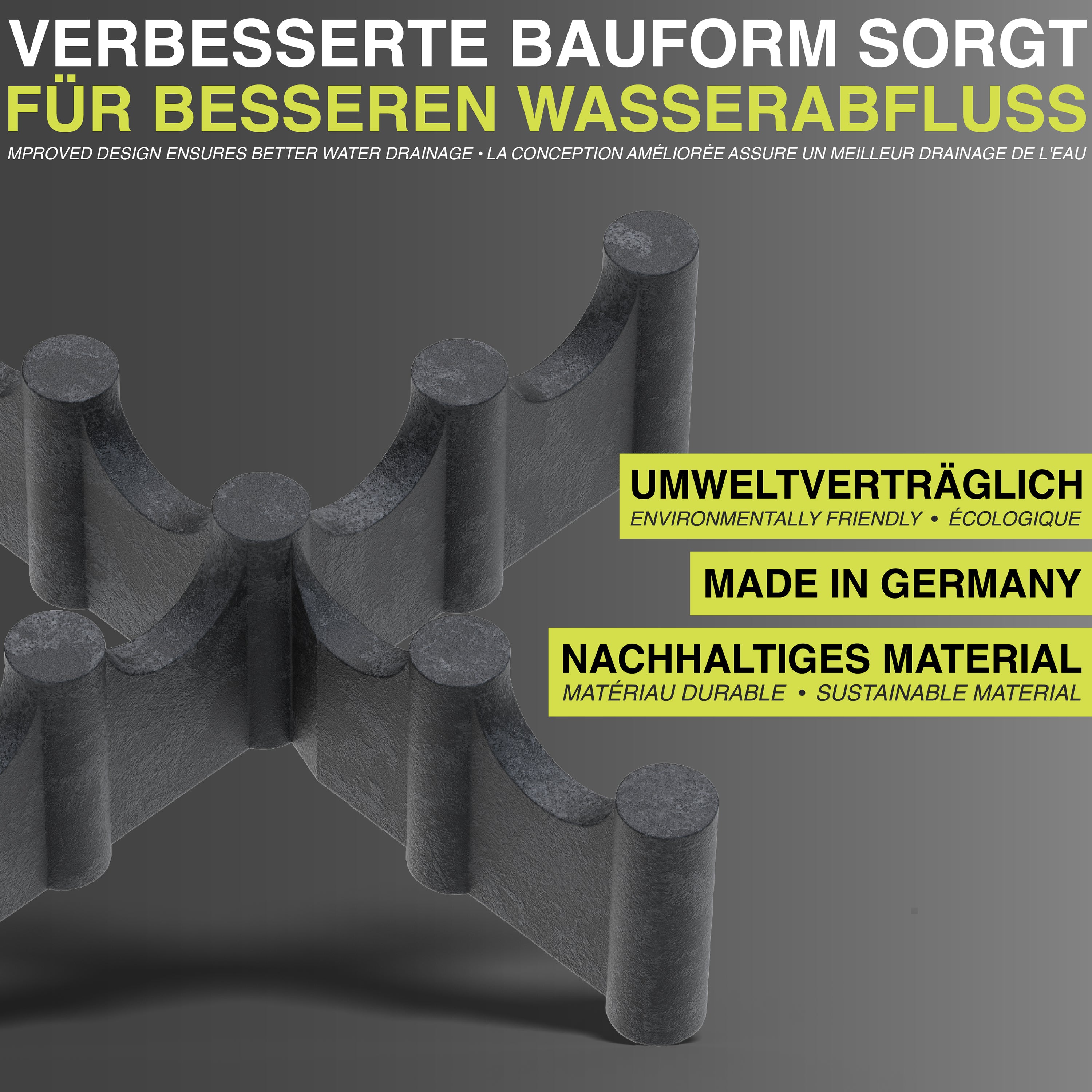 Fugenkreuze | 3mm - 150 Stück | für Terrassenplatten und Betonplatten